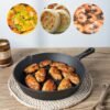 Household Non-Stick Flat Bottomed Pan Set