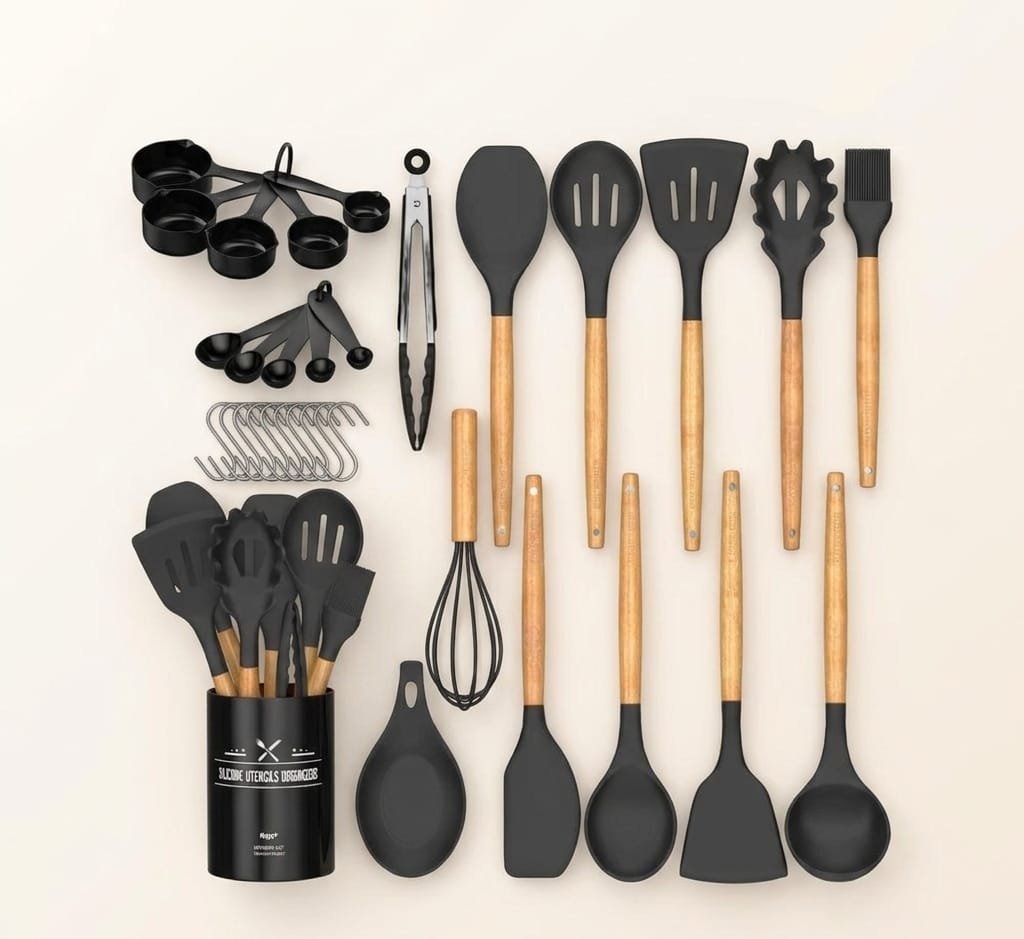 12-piece Silicone Food-grade Kitchen Utensils